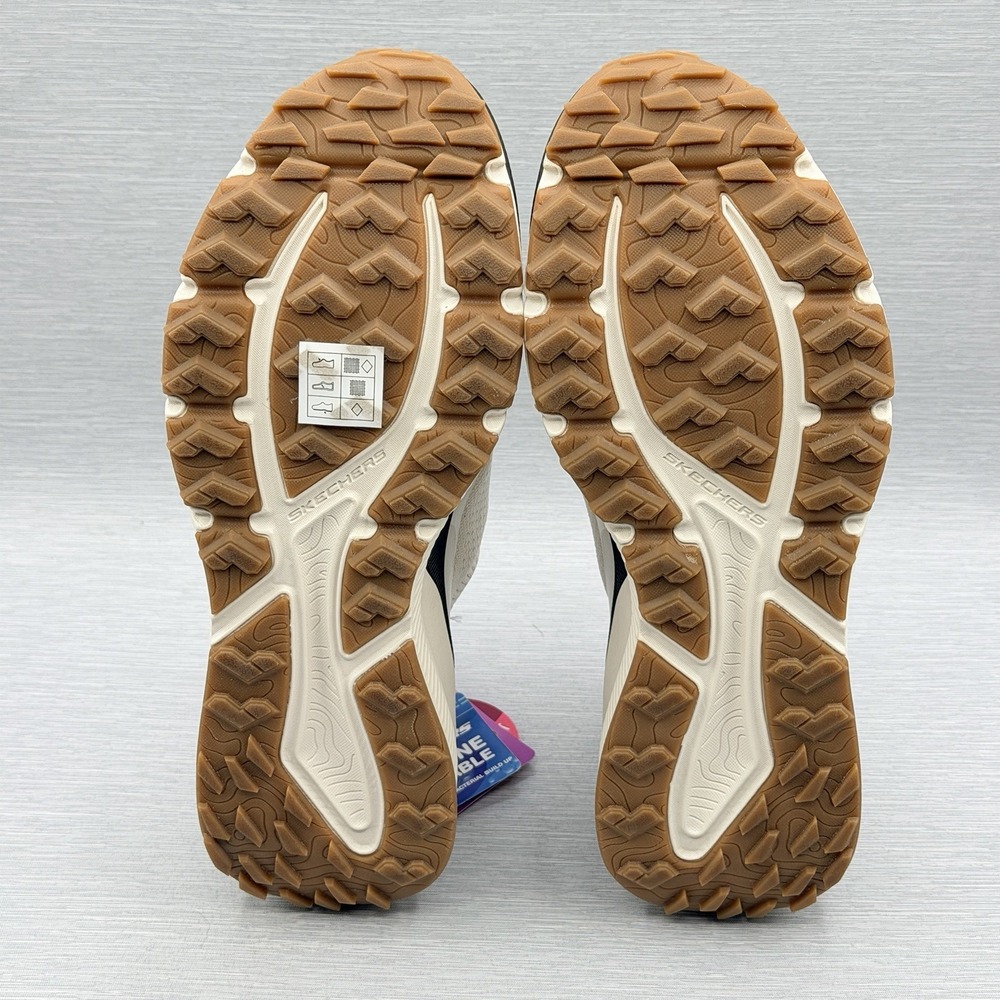 Skechers Switch Back Zenventure Women's 9 Cream Knit Sneakers Trail 180159 - Picture 6 of 11